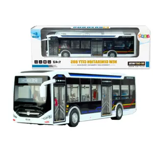 Elektrický městský autobus 1:42 bílý