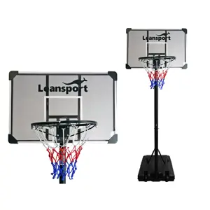 Produkt mamido Basketbalový zahradní koš na kolečkách 260 cm černý