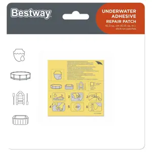 Produkt mamido Bestway Opravná sada Vodotěsné záplaty 62091