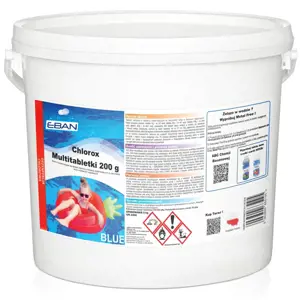 Produkt mamido Chlorox Multitablety 5KG Modrá Chemie do bazénu