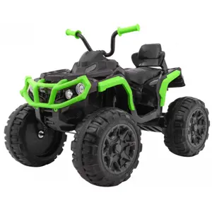 Produkt mamido Dětská elektrická čtyřkolka ATV černo-zelená