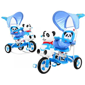 Produkt mamido Dětská tříkolka Panda se zvukovými efekty modrá