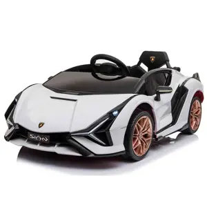 mamido Dětské elektrické auto Lamborghini Sian bílé