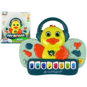 mamido Dětské interaktivní klávesy kachnička
