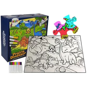 Produkt mamido Dětské puzzle dinosauři - omalovánka