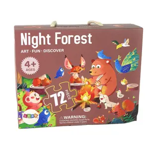 Produkt mamido Dětské puzzle lesní zvířátka 72 dílků