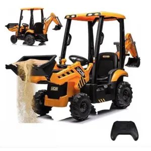 mamido Dětský elektrický bagr nakladač JCB 4v1