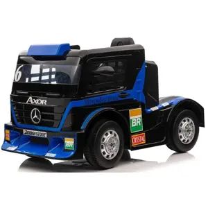 mamido Dětský elektrický kamion Mercedes Axor LCD modrý