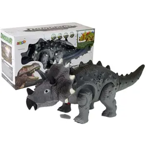 Produkt mamido Dinosaurus Triceratops na baterie šedý