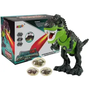 Produkt mamido Dinosaurus Tyrannosaurus Rex na baterie se zvukovými efekty zelený