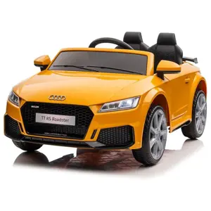 mamido Elektrické autíčko Audi TT RS Roadster žluté