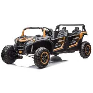 Produkt mamido Elektrické autíčko Buggy UTV čtyřmístné 24V pěnová EVA kola zlatá