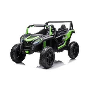 mamido Elektrické autíčko Buggy UTV Strong 24V nafukovací kola zelené