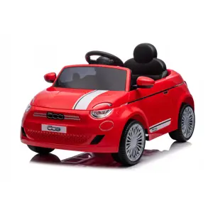 mamido Elektrické autíčko Fiat 500 cabrio červené