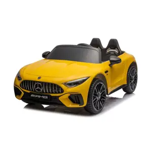 mamido Elektrické autíčko Mercedes AMG SL63 24V 2x200W lakované žluté