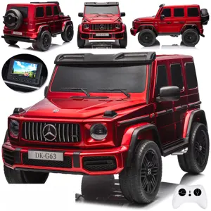 mamido Elektrické autíčko Mercedes G63 AMG 24V 4x200W lakované červené