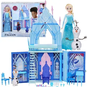 Produkt mamido Hasbro velký palác Ledové království panenka Elsa a sněhulák Olaf Frozen