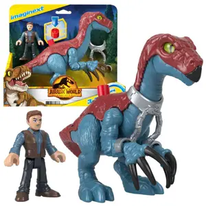 mamido Jurassic World sada Imaginext figurky Therizinosaurus a Owen