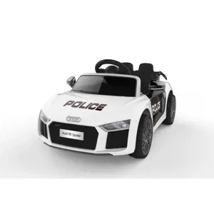 Mamido Mamido Dětské elektrické autíčko Audi R8 Spyder policie Barva: Bílá