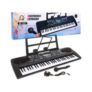 Produkt Mamido Mamido Dětský keyboard s mikrofonem stojánem USB MP3 MQ6159UFB