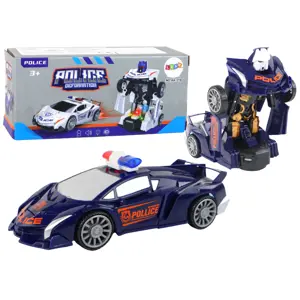 Produkt mamido Policejní Auto Robot 2v1 Transformers modré