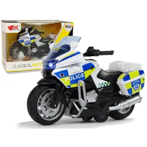 mamido Policejní motorka s třecím pohonem 1:14
