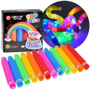 Produkt mamido POP TUBE svítící senzorické trubičky LED 12ks