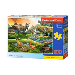 mamido Puzzle 100 dílků Svět dinosaurů