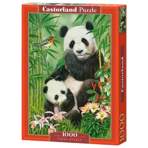 Produkt mamido Puzzle 1000 dílků Panda na brunchi