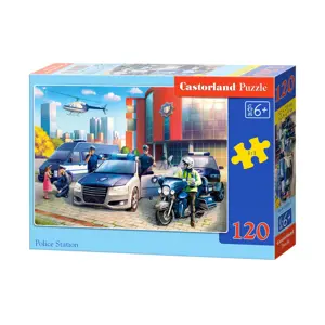 mamido Puzzle 120 dílků Policejní stanice