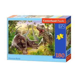 mamido Puzzle 180 dílků Bitva dinosaurů