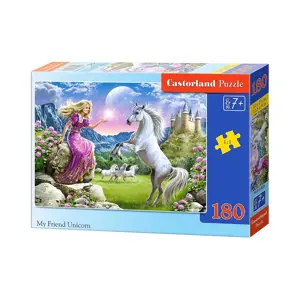 mamido Puzzle 180 dílků Můj přítel Jednorožec