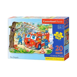 Produkt mamido Puzzle 20 dílků MAXI Hasičská jednotka