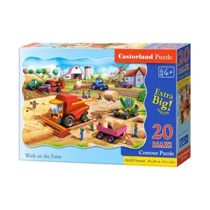 Produkt mamido Puzzle 20 dílků MAXI Práce na farmě