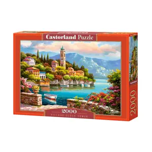 mamido Puzzle 2000 dílků Vesnická hodinová věž