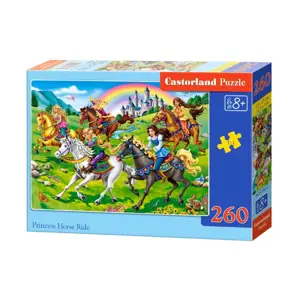 Produkt mamido Puzzle 260 dílků Princezna na koni