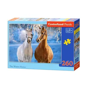 Produkt mamido Puzzle 260 dílků Zimní koně