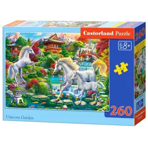 Produkt mamido Puzzle 260 Jednorožčí zahrada