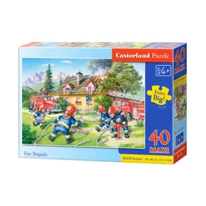 Produkt mamido Puzzle 40 dílků MAXI Hasičská brigáda