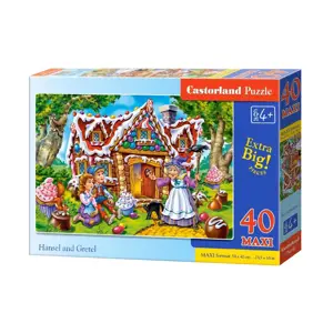 Produkt mamido Puzzle 40 dílků MAXI Jeníček a Mařenka