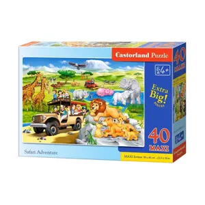 Produkt mamido Puzzle 40 dílků MAXI Safari dobrodružství