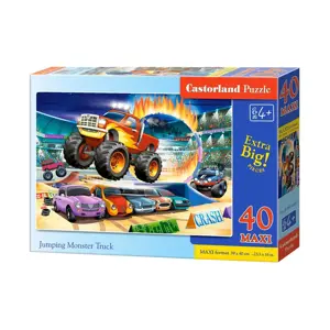 Produkt mamido Puzzle 40 dílků MAXI Skákající Monster Truck