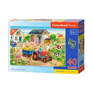 mamido Puzzle 40 dílů MAXI Život na farmě