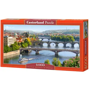 Produkt mamido Puzzle 4000 dílků Mosty přes Vltavu v Praze