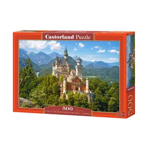 mamido Puzzle 500 dílků Pohled na zámek Neuschwanstein