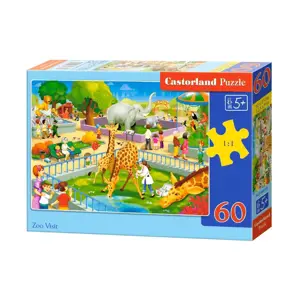 Produkt mamido Puzzle 60 dílků Návštěva v zoo