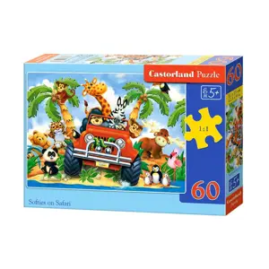 Produkt mamido Puzzle 60 dílků Softies na Safari