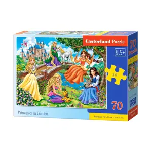 Produkt mamido Puzzle 70 dílků Princezny v zahradě