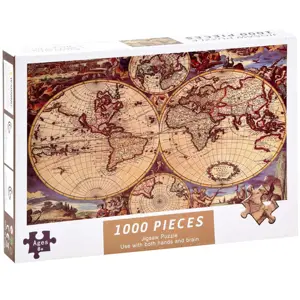 mamido Puzzle antická stará mapa světa 1000 dílků