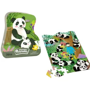 mamido Puzzle Panda s bambusem 48 dílků